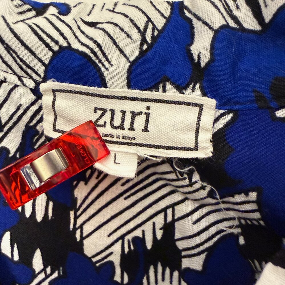 Zuri shirt (petal to the metal print), size large - Picture 3 of 6